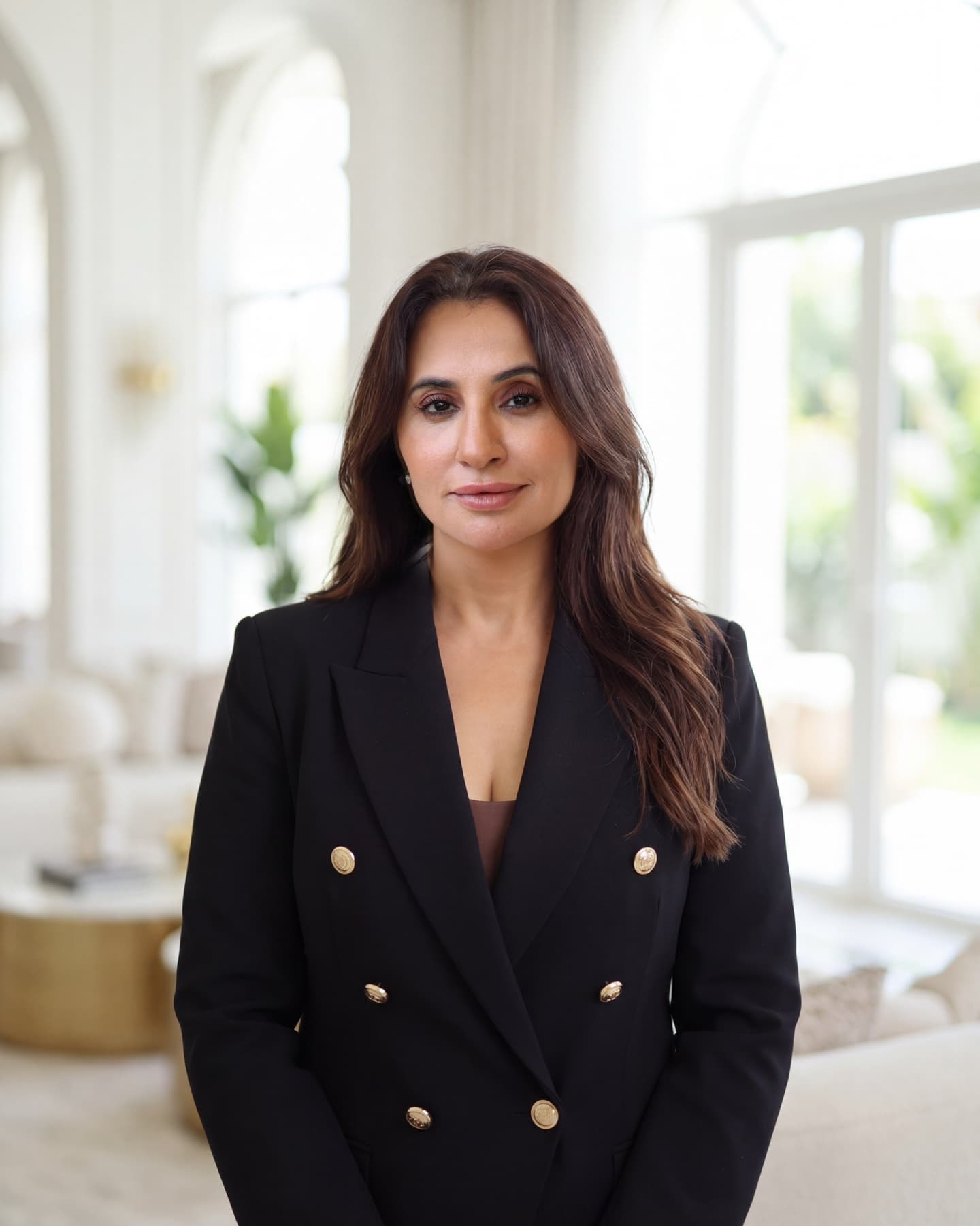 Leena Parwani in a villa in Dubai